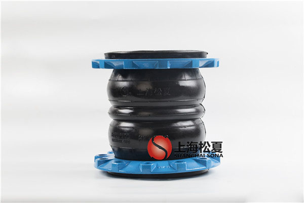 DN200球墨法蘭三元乙丙雙球體橡膠避震喉耐高溫